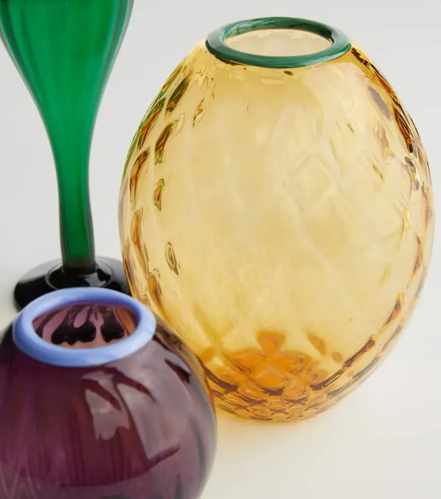 Big Egg Vase - Yellow, Murano Glass image