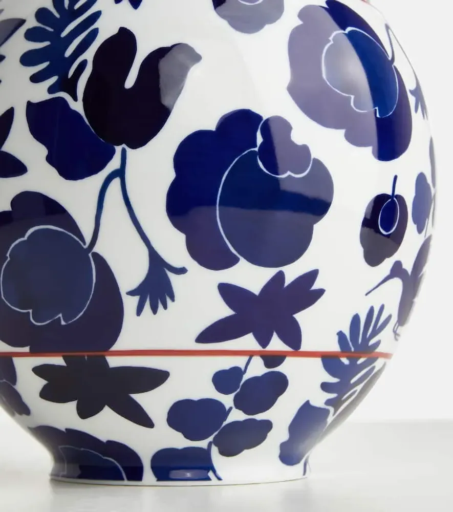 Wildbird Large Porcelain Vase - Blue