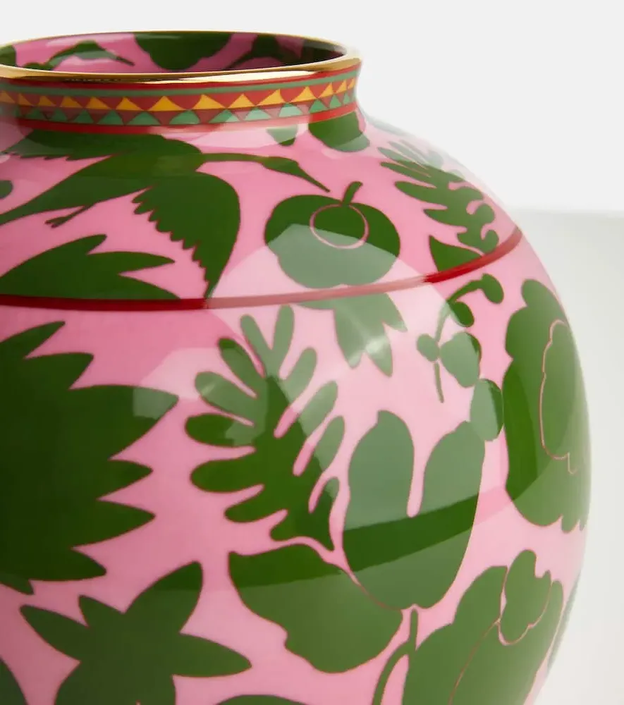 Wildbird Porcelain Vase - Pink