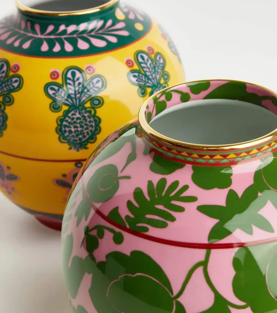 Wildbird Porcelain Vase - Pink