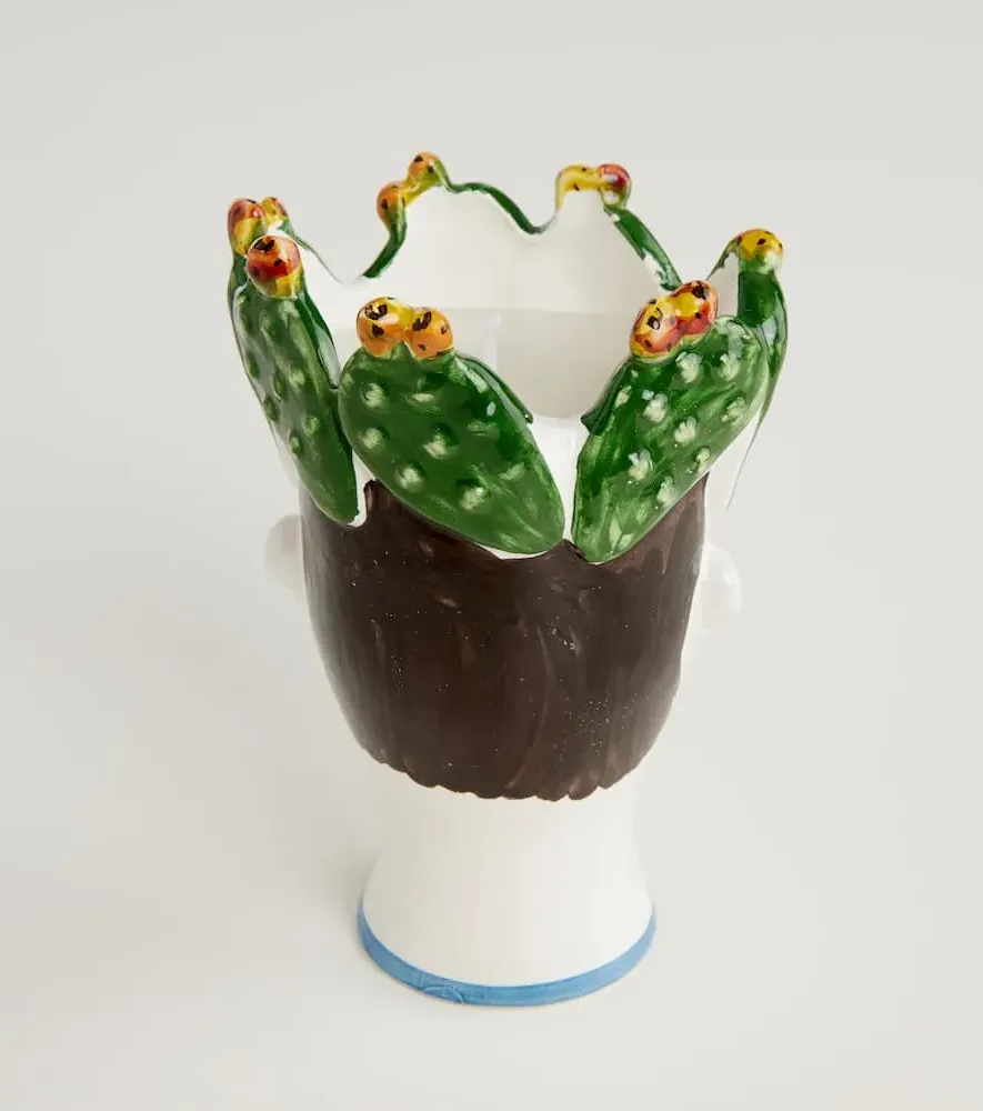 Ficus Scented Candle - Multicolor, Ceramic image