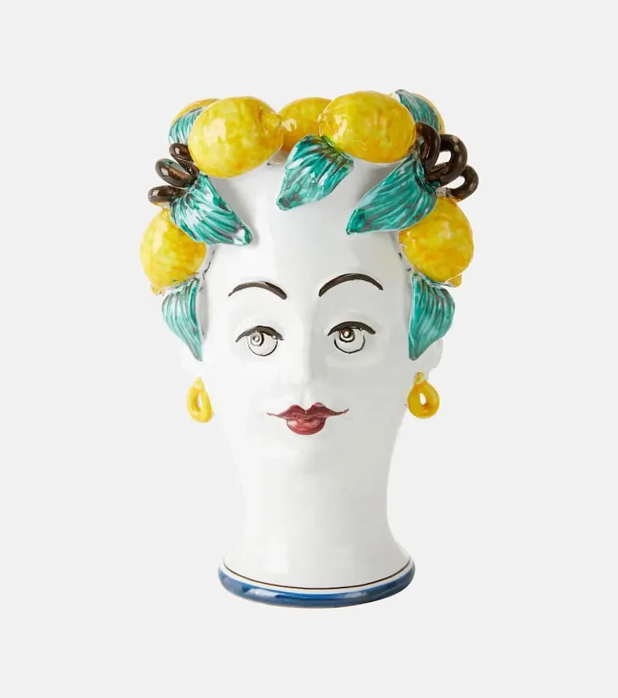 Sicily Ceramic Vase - Multicolor