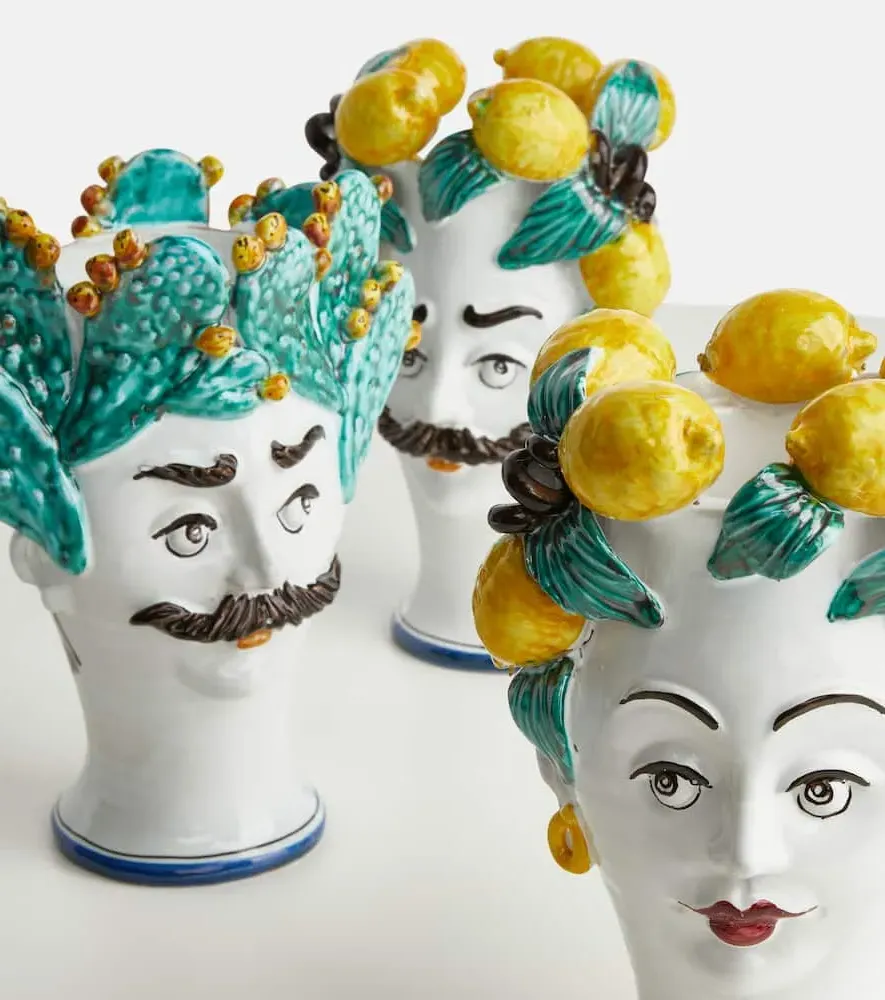 Sicily Ceramic Vase - Multicolor image