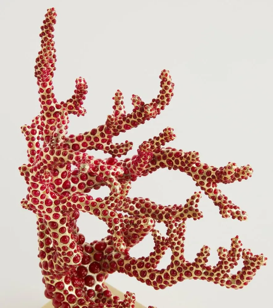 Coral Bookend - Multicoloured, Porcelain