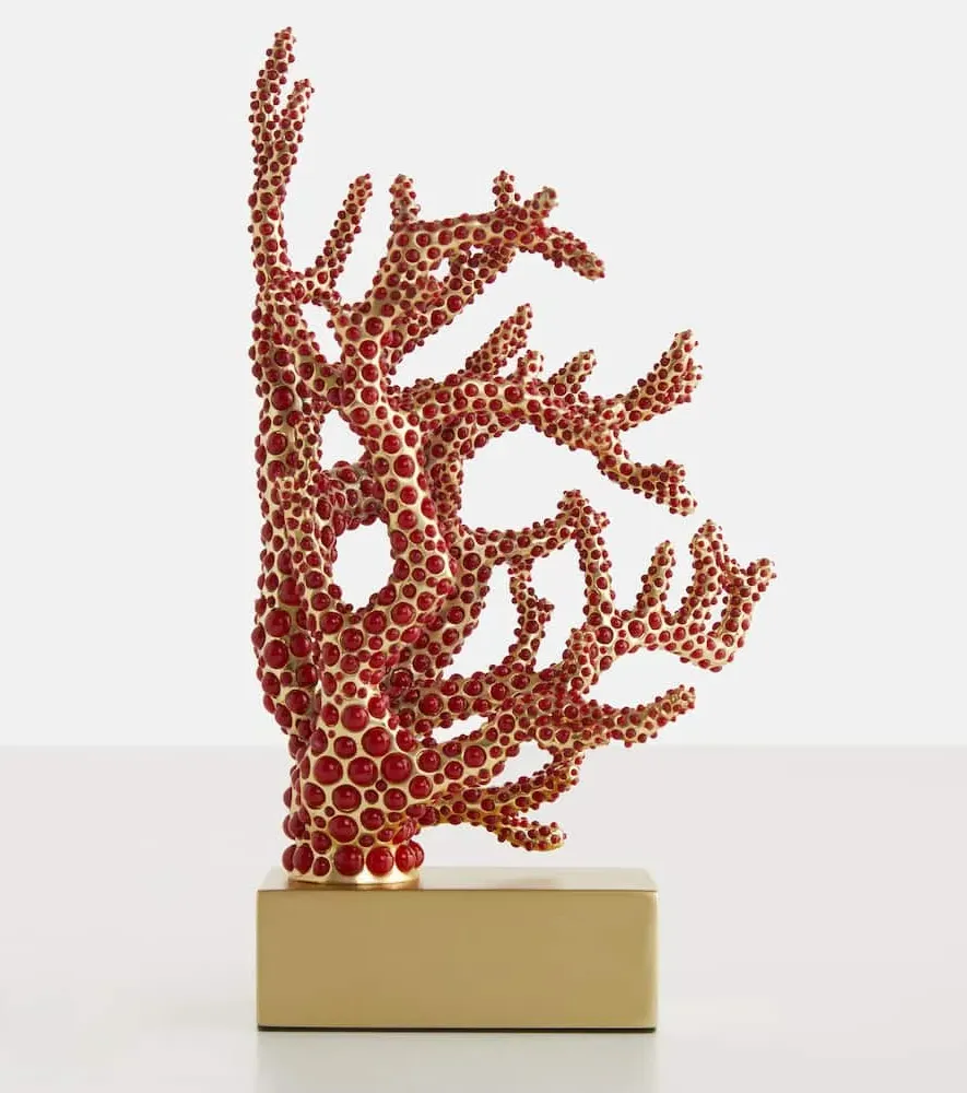Coral Bookend - Multicoloured, Porcelain