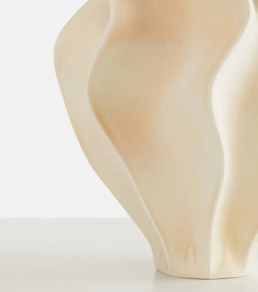 Douro Medium Porcelain Vase - Beige