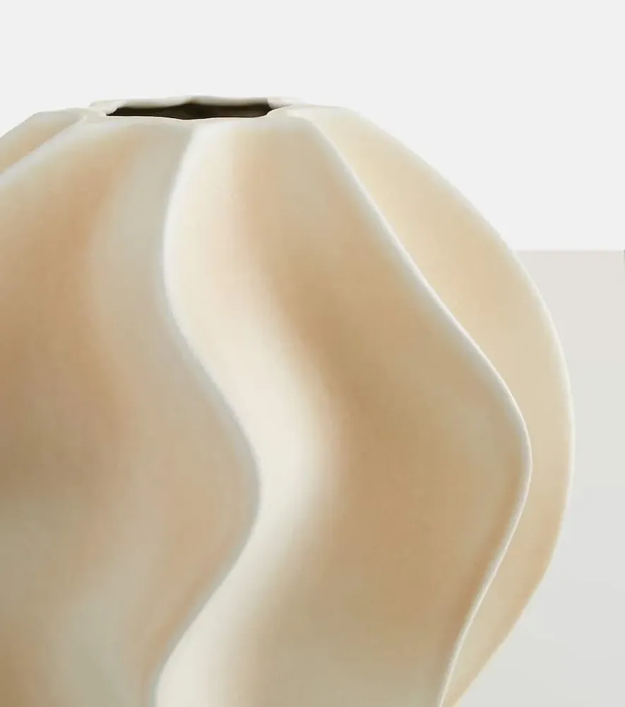 Douro Medium Porcelain Vase - Beige