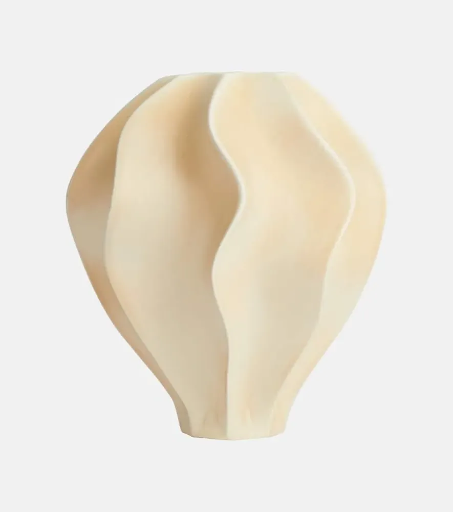 Douro Medium Porcelain Vase - Beige