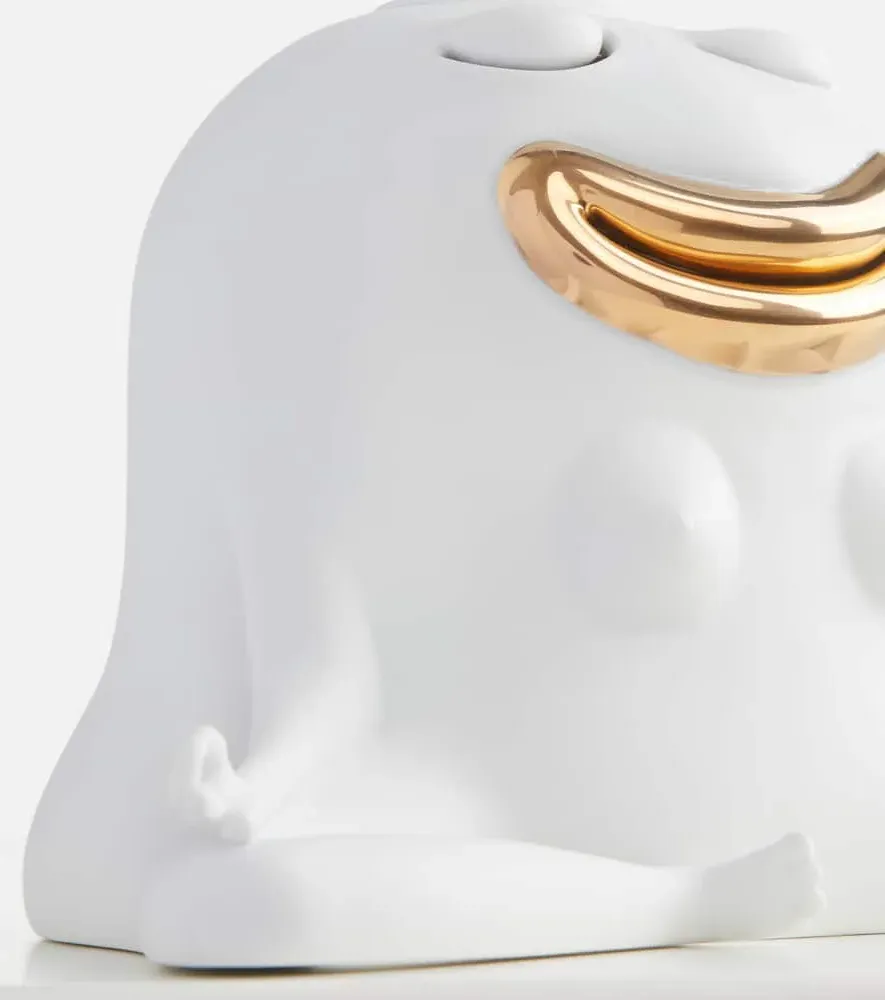 Haas Meditator Incense Burner - White, Porcelain