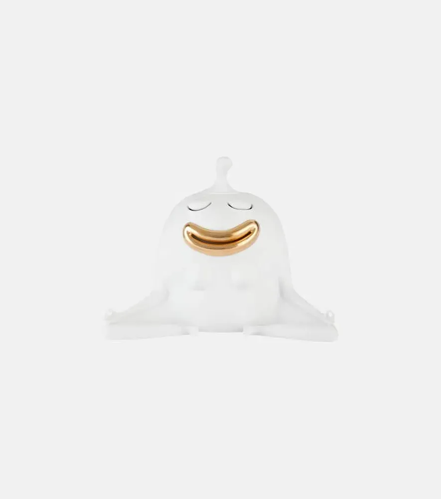 Haas Meditator Incense Burner - White, Porcelain