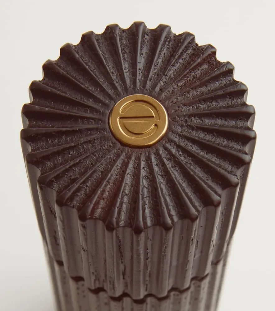 Ionic Oak Salt and Pepper Grinders - Brown, Oak Wood