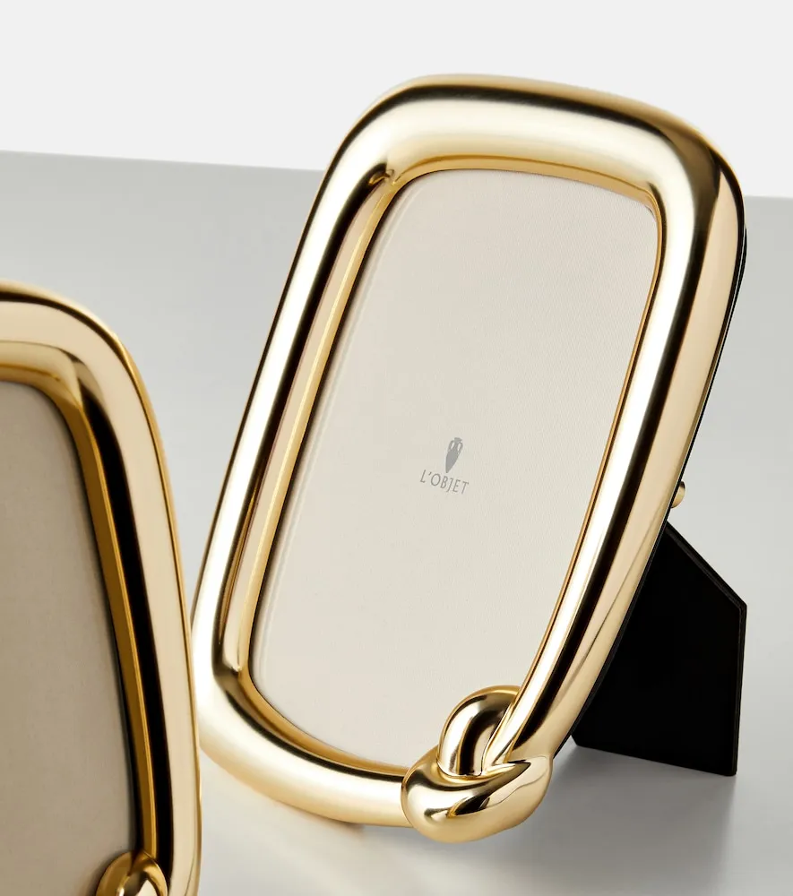 Jessica McCormack Knot Medium Picture Frame - Gold, Metal by Mytheresa, image 4