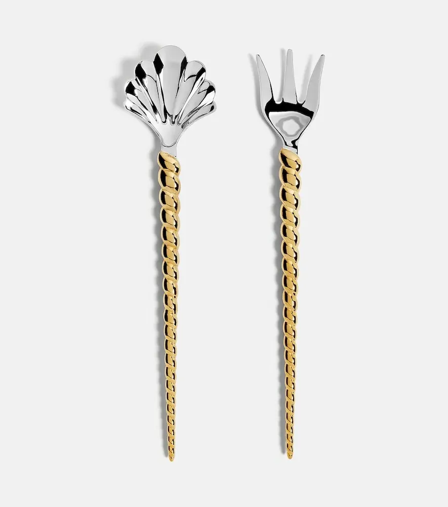 Jessica McCormack Stainless Steel Serving Set - Gold by Mytheresa