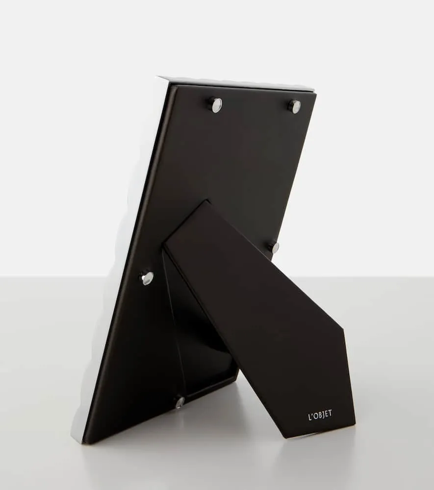 Maxime Platinum-Plated Picture Frame - Silver, Metal