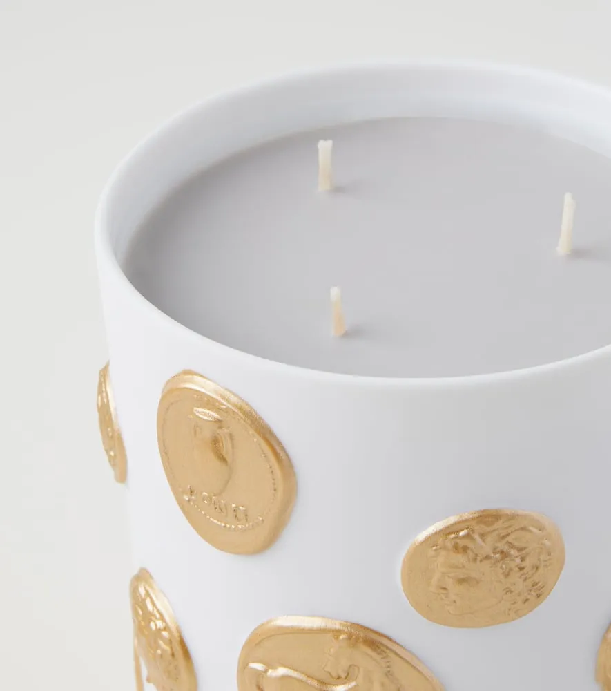 Médaille Large Scented Candle - White, Wax