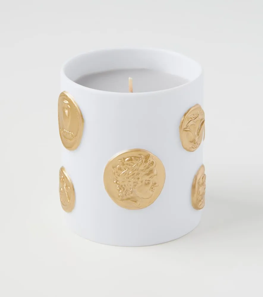Médaille Small Scented Candle - White, Wax