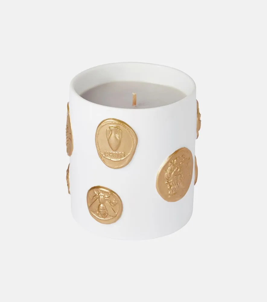 Médaille Small Scented Candle - White, Wax