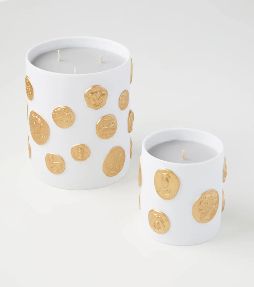 Médaille Small Scented Candle - White, Wax image