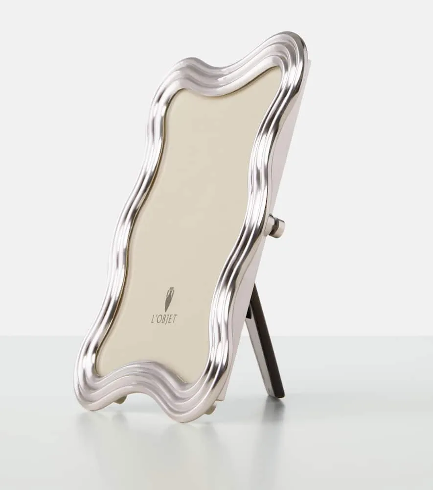 Ripple Picture Frame - Silver, Brass