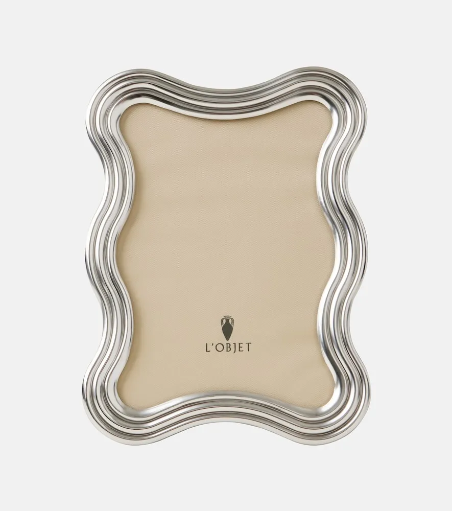 Ripple Picture Frame - Silver, Brass