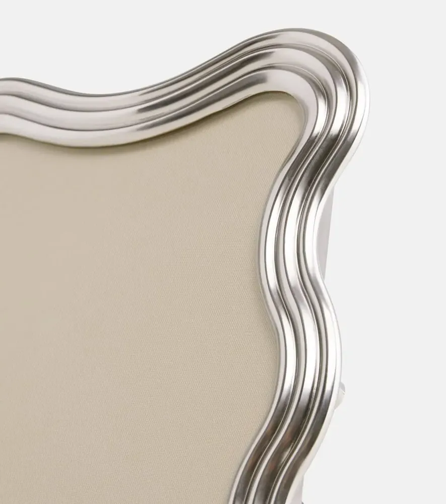 Ripple Platinum-Plated Picture Frame - Silver, Brass
