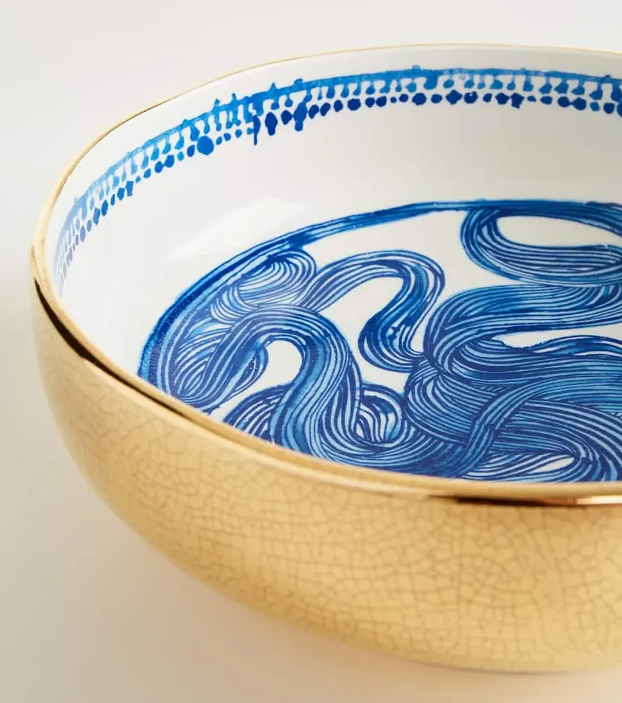 Ruan Hoffmann Medium Bowl - Blue, Porcelain image