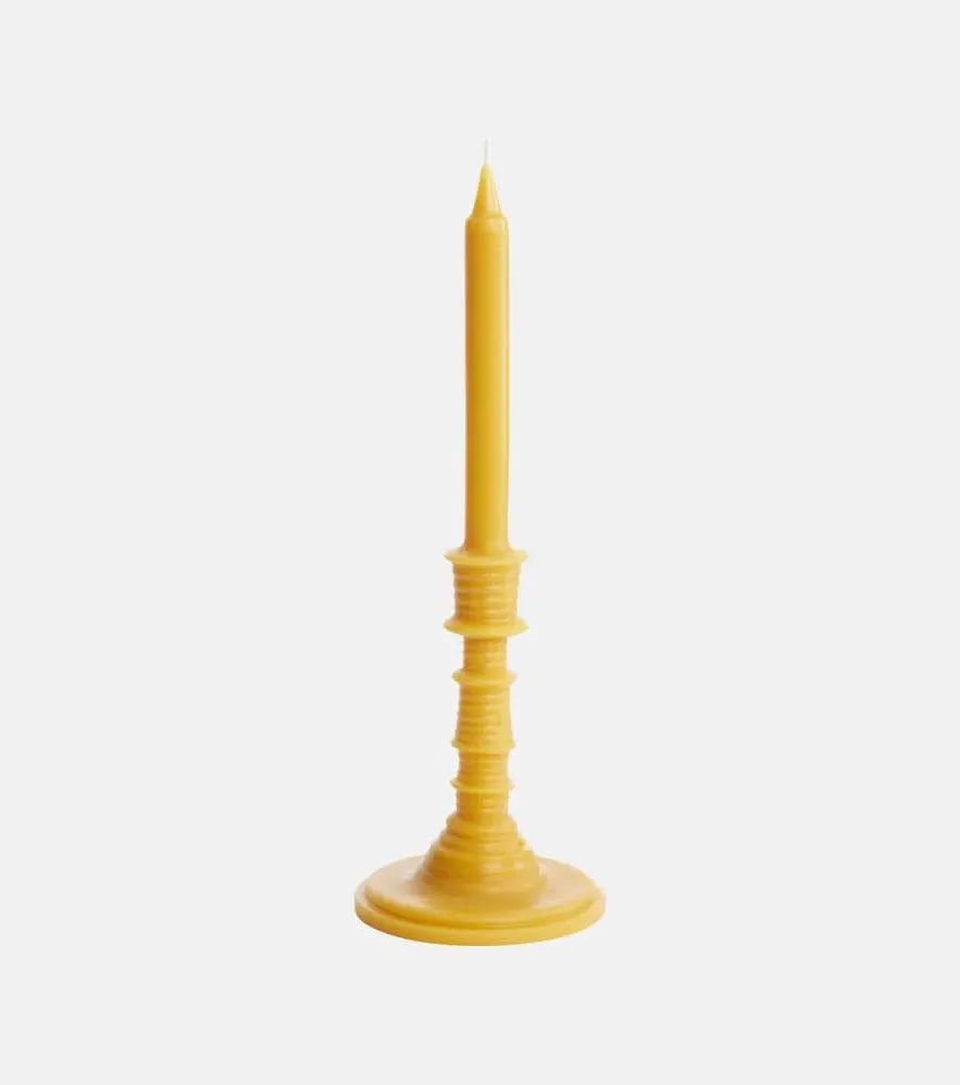Beeswax Honey Scented Candle - Yellow, Wax