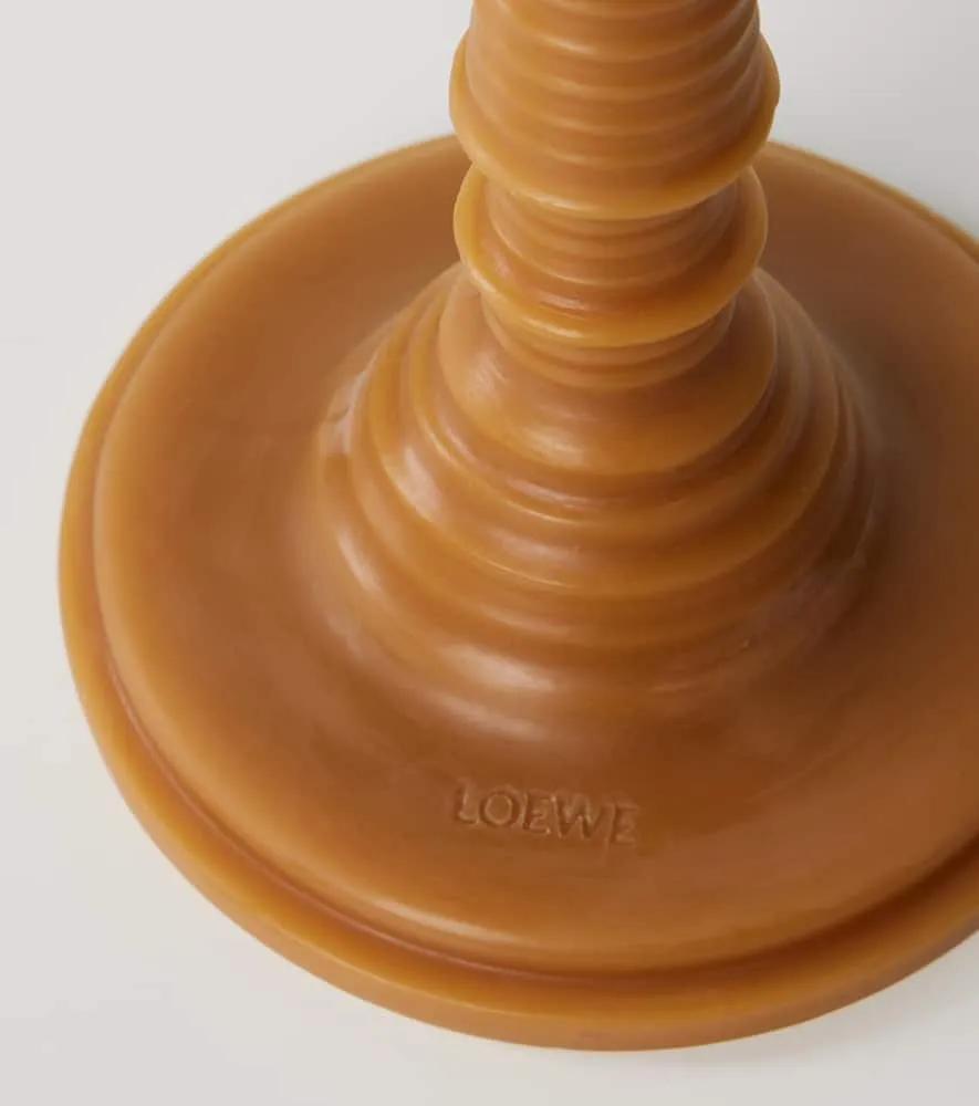 Bronze Beeswax Candle - Brown