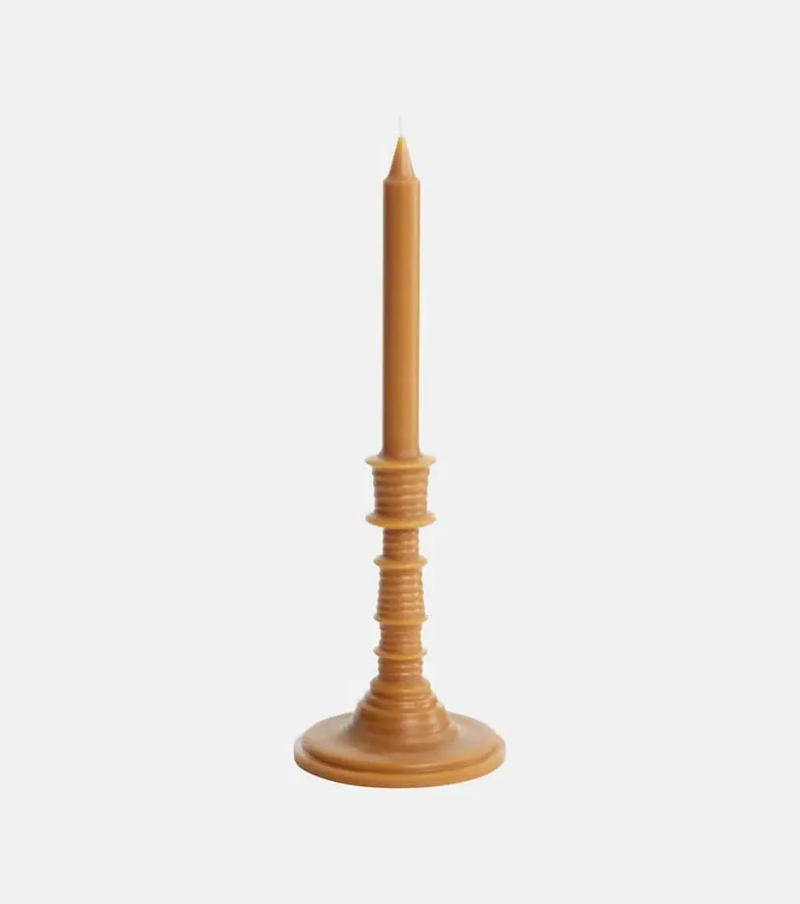 Bronze Beeswax Candle - Brown