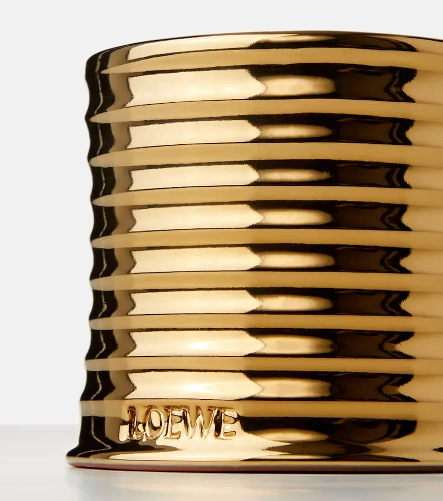 Earl Grey Medium Scented Candle - Gold, Wax