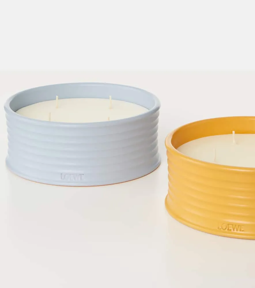 Ginger Scented Outdoor Candle - Beige