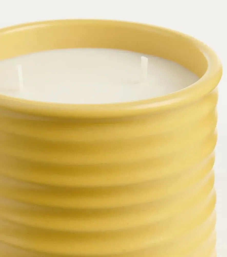 Honeysuckle Medium Candle - Yellow