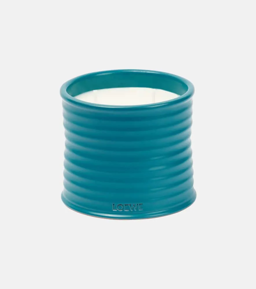 Incense Medium Scented Candle - Blue, Vegetal Wax