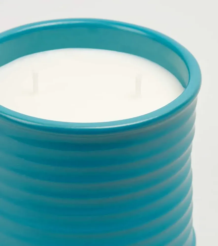 Medium Scented Candle - Blue, Vegetal Wax