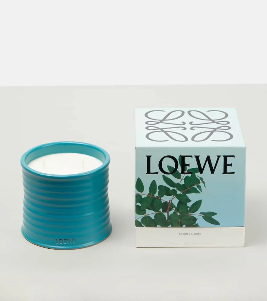 Medium Scented Candle - Blue, Vegetal Wax