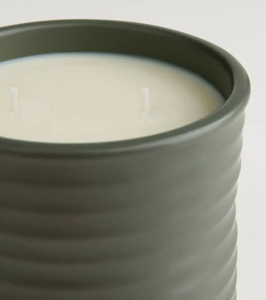 Medium Scented Candle - Green, Wax