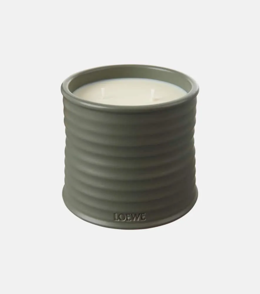 Medium Scented Candle - Green, Wax