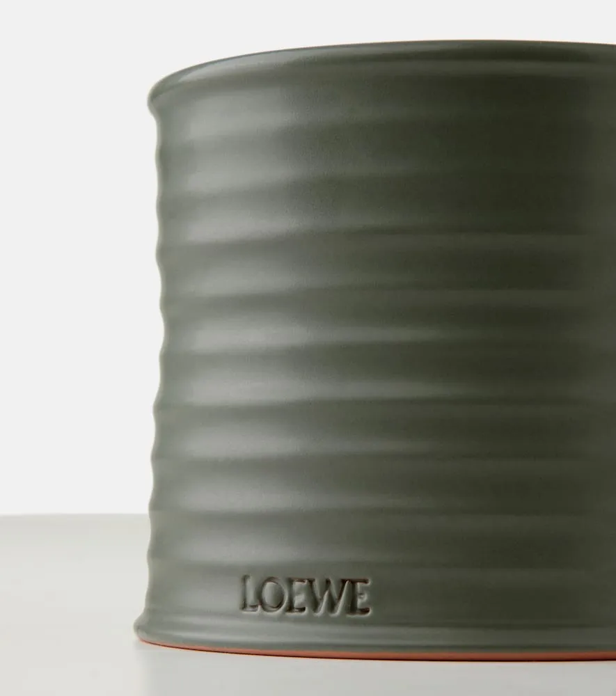 Medium Scented Candle - Green, Wax image