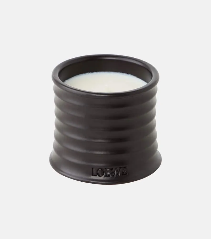 Small Palo Santo Scented Candle - Brown, Wax