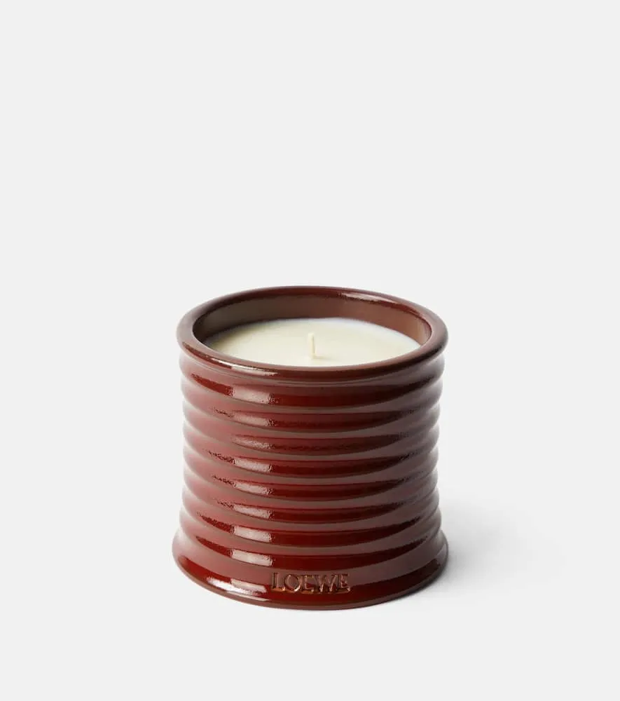Sweet Almond Medium Scented Candle - Red, Wax
