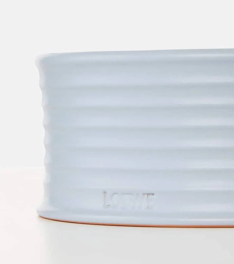 Verbena Scented Outdoor Candle - Blue, Vegetal Wax