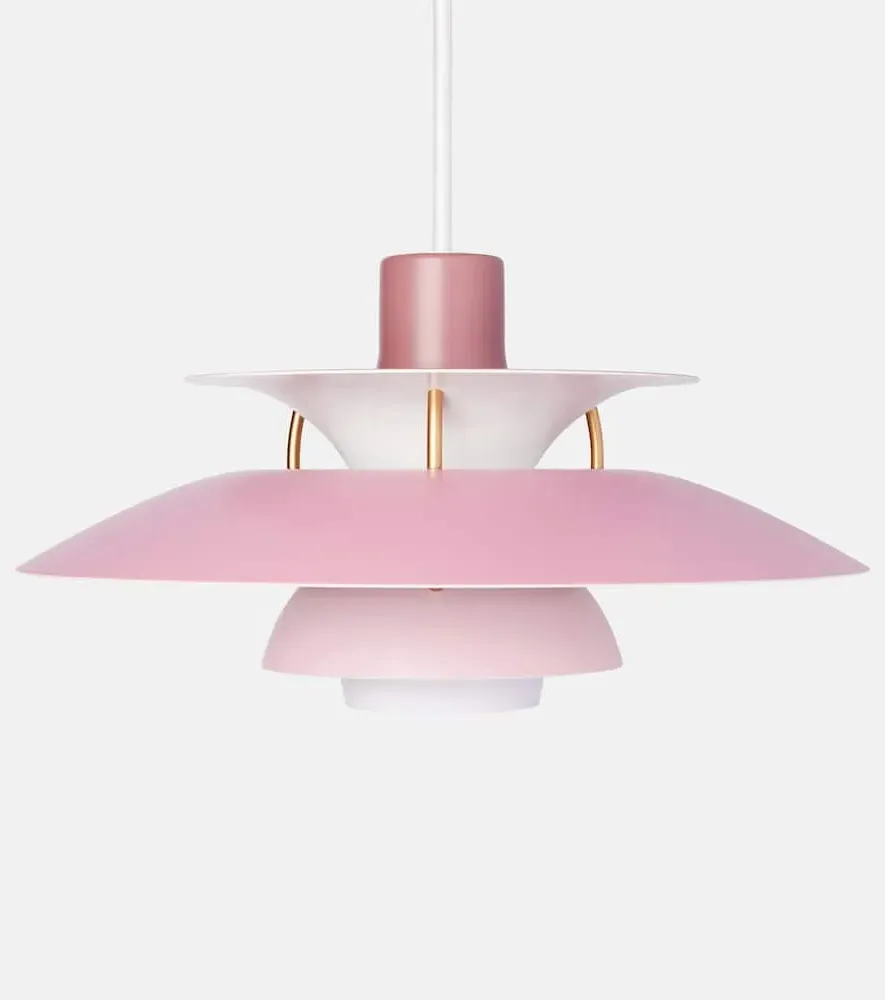 PH 5 Mini Pendant Lamp by Poul Henningsen - Pink, Metal