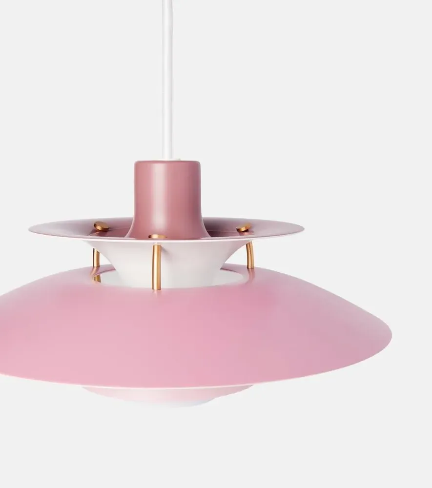 PH 5 Mini Pendant Lamp by Poul Henningsen - Pink, Metal image