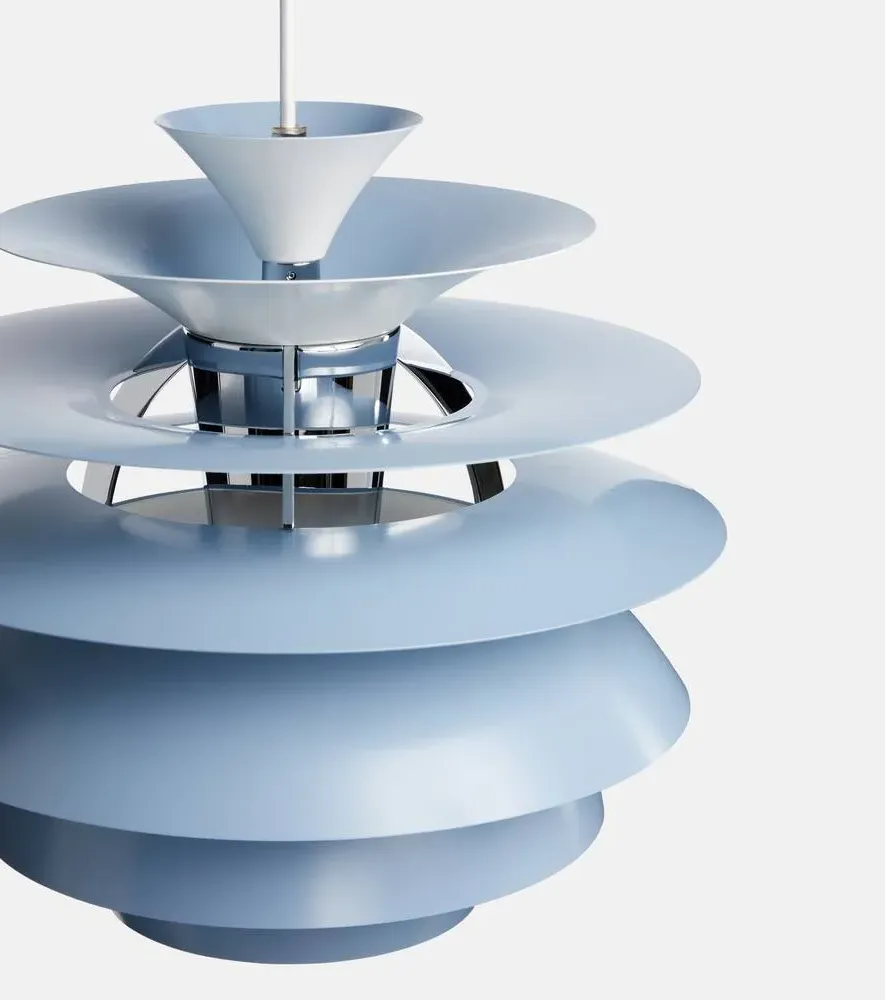 PH Snowball Pendant Lamp - Blue, Aluminum