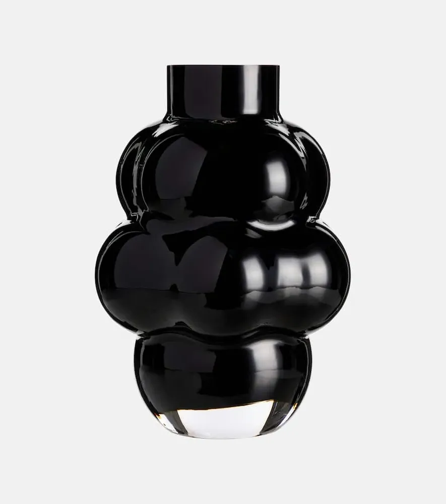 Balloon 04 Glass Vase - Black