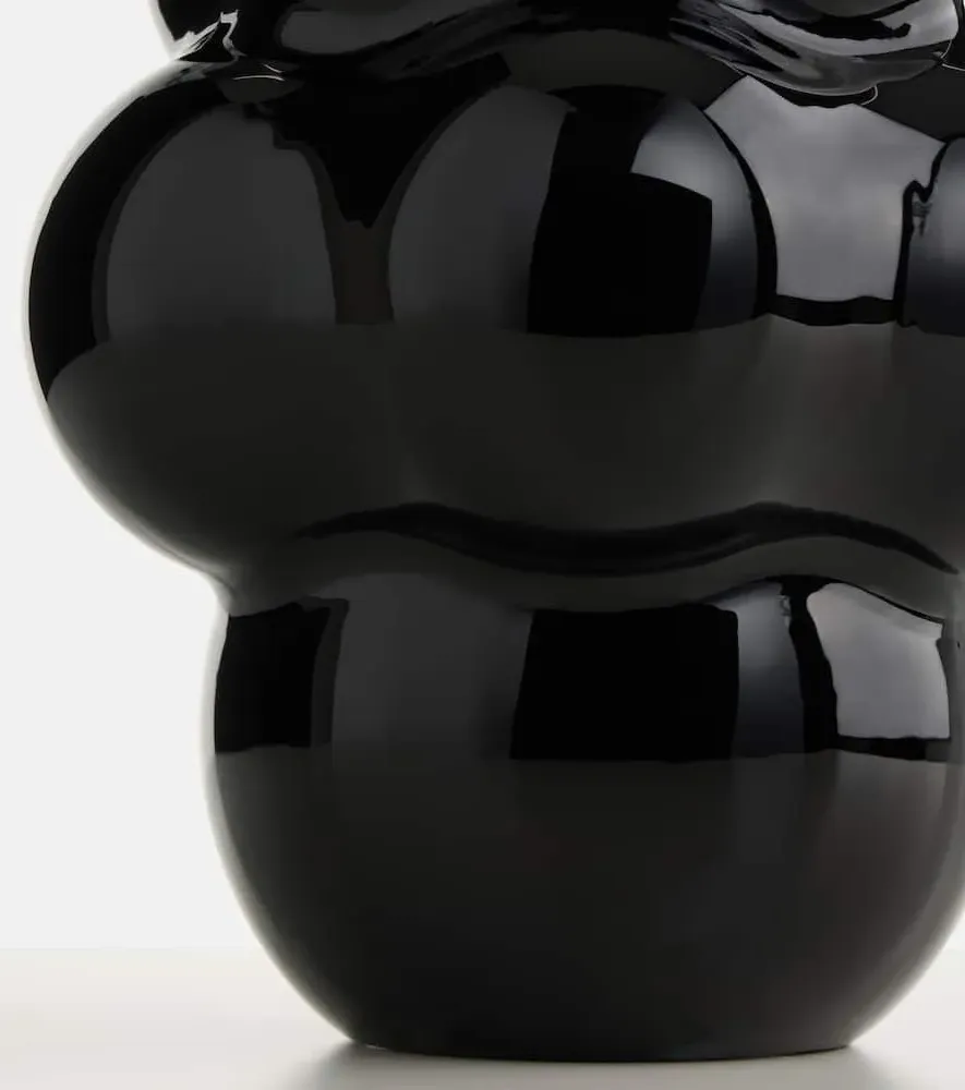 Balloon 04 Glass Vase - Black