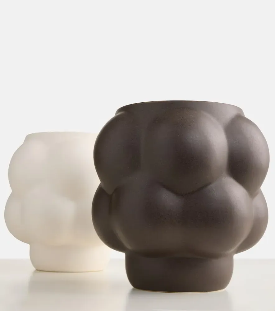 Balloon 09 Plant Pot - Brown, Ceramic