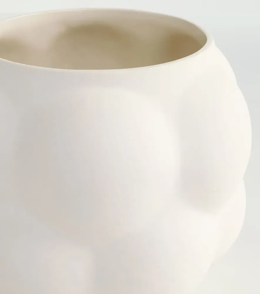 Balloon 09 Plant Pot - White, Ceramic