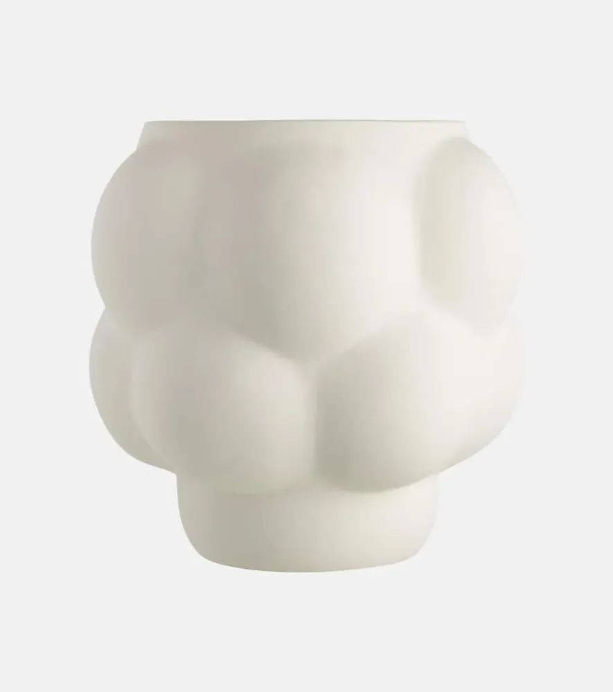 Balloon 09 Plant Pot - White, Ceramic