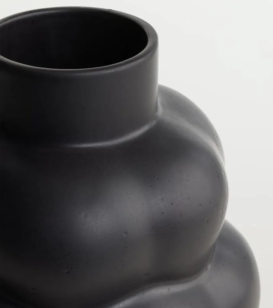 Balloon Ceramic Vase - Black